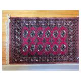 Oriental Pakisatani Wool Bokhara Rug