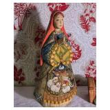 Magnificent Russian Hand Carved Folk Art Nativity Figures - Holy Family - G. DeBrekht
