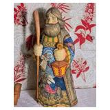 Magnificent Russian Hand Carved Folk Art Nativity Figures - Holy Family - G. DeBrekht