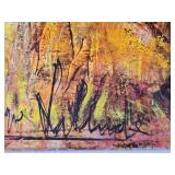 Original French Fine Art Painting - Jacques Lalande - Girls in Garden - Oil on Canvas