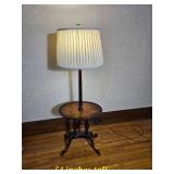 Queen Anne Antique Mahogany Table Lamp