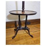 Queen Anne Antique Mahogany Table Lamp