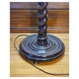 Antique Regency Barly Twist Floor Lamp with Adjustable Height