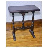 Spanish Revival Antique Trestle Side Table by Bayview Furniture