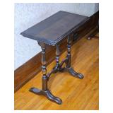 Spanish Revival Antique Trestle Side Table by Bayview Furniture
