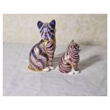 Royal Crown Derby Imari Cat and Kitten Set