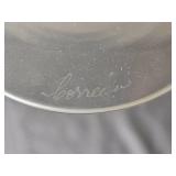 Steven Correia Signed Trumpet Pulled Feather Vase