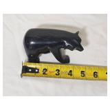Bear by Ulami Tunnillie Serpentinite Inuit Carving