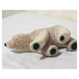 Bone/Antler Polar Bear Carving