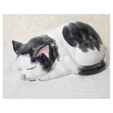Italian Porcelain Sleeping Cat