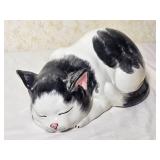 Italian Porcelain Sleeping Cat