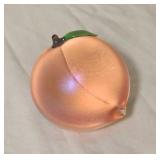 Orient & Flume Iridescent Art Glass Peace Paperweight