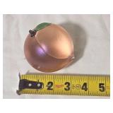 Orient & Flume Iridescent Art Glass Peace Paperweight