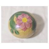 Orient & Flume Cactus Flower Paperweight Signed Alexander