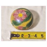 Orient & Flume Cactus Flower Paperweight Signed Alexander