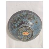 Chinese Cloisonné Enamel Plique à Jour Dish