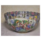 Chinese Export Rose Medallion Centerpiece Bowl