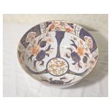 Vintage Imari Style Centerpiece Bowl