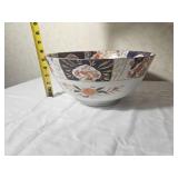 Vintage Imari Style Centerpiece Bowl