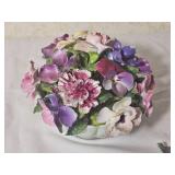 Staffordshire Capodimonte Porcelain Floral Figures