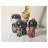 Japanese Kokeshi Doll Collection