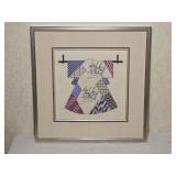 Refined Needlepoint Kimono Subject B
