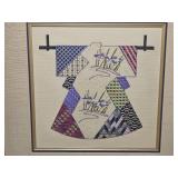 Refined Needlepoint Kimono Subject B