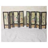 Chinese Porcelain Songbird Miniature Screen