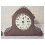 Napoleon Hat Desk Clock Pair