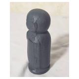 Jizo Bosatsu Iron Figure ~ Vintage Japan Export