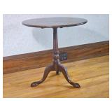 Georgian Mahogany Tilt Top Tripod Table