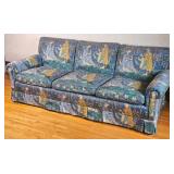 English Jacquard Tapestry Sofa