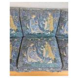 English Jacquard Tapestry Sofa