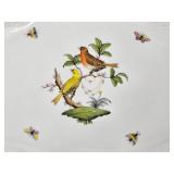 Herend Porcelain Bird Ribbon Tray Pattern #400/RO