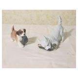 Royal Copenhagen Dog Figurines ~ Saint Bernard Puppy & Dog
