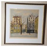 Andre Renoux Signed Framed Print ~ Palace Furstenberg