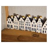 KLM Delft Blue Dutch Row House Collection