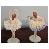Dresden Lace Porcelain Ball Gown Ballet Figure