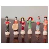 Vietnamese Porcelain Miniature Figure Collection