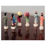 Vietnamese Porcelain Miniature Figure Collection