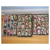 Vintage Sparkling Christmas Ornament Collection B