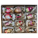 Vintage Sparkling Christmas Ornament Collection B