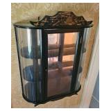 Bombay Company Black Curio Display Cabinet