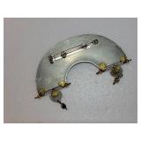 Ayala Bar Signed Artisan Crafted Brooch