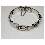 Vintage Laurence Foss Denmark Sterling Silver Bracelet