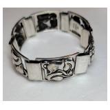 Vintage Fir. Munksgaard Denmark Sterling Silver Bracelet