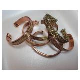 Copper Cuff Bracelet Collection