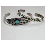 Native American Signed Sterling Silver Cuff Bracelet Collection ~ Wolf Rode * Maisels
