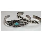 Native American Signed Sterling Silver Cuff Bracelet Collection ~ Wolf Rode * Maisels