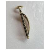 14K Yellow Gold African Giraffe Safari Pendant ~ 2g